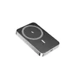 Batería externa de carga inalámbrica magnética Magsafe transfronteriza, 10000 mAh, carga súper rápida, fuente de alimentación móvil de aleación de aluminio para smartphones