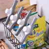 Pinzas de plástico para bolsas de snacks, pinzas de grado alimenticio para sellar, una herramienta práctica para sellar bolsas de alimentos, pinzas para conservación de alimentos y pinzas para sellar té