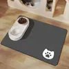 Tapete para Comida de Gato y Perro de Color Sólido Simple de Tierra de Diatomeas Temu Transfronterizo Venta al por Mayor Antideslizante Resistente a Manchas a Prueba de Salpicaduras Tapete para Mascotas Dropshipping