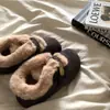 Zapatos de invierno para mujer, gruesos y cálidos, estilo Birkenstock, con elevador interno de altura y forro de felpa, adecuados para mujeres embarazadas, con un diseño de algodón esponjoso tipo nieve