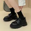 Zapatos Pequeños de Cuero con Suela Gruesa Estilo Británico para Mujer, Mocasines Versátiles, Nuevo Estilo Verano 2024, Zapatos Mary Jane de Suela Suave