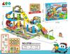 Gama Completa de Tarjetas Rusas Coches de Granjero Rusos Pg1800 Dibujos Animados Inercia Tractor Azul Niño Pista Parada