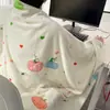 Manta de Vellón de Leche Doble Cara Manta Gruesa para Sofá Manta para Siesta en la Oficina Manta tipo Chal de Vellón de Coral para Dormitorio Persona Individual/Doble