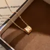Collar de Panal para Mujer, Cadena Clavicular Geométrica de Zirconia, Diseño de Nicho, Chapado en Oro de 18 Quilates, Cadena de Lujo Ligero de Alta Gama al por Mayor