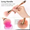 Pincel de maquiagem cintura fina pincel de pó tamanho grande fofo pincel de pó para nail art cerdas macias não absorvem pó pincel para contorno blush
