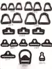 Fabricante de Anilla en D de Plástico para Equipaje, Hebilla de Plástico en Forma de D para Mochila Táctica, Hebilla Lineal en Forma de D, Hebilla Triangular, Hebilla Plana en Forma de D