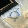 Nuevo Pulsera Tejida a Mano con Concha de Estrella de Mar y Caracola Estilo Oceánico Vacaciones en la Playa y la Costa Joyería de Pulsera de Nicho para Mujeres