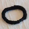 Anillo de Pelo para Intestino Delgado Multicolor Tela Elástica Moda Temperamento Anillo de Pelo para Intestino Grueso Cuerda para el Cabello Banda de Goma Plisado Accesorios Sencillos para el Cabello Hebilla Plana