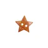Botones de Estrella de Cinco Puntas Impresos en Acrílico con Textura de Madera para Ropa Infantil DIY Colgante para Cadena de Teléfono Móvil Accesorios de Flor para Zapatos