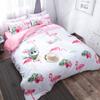 Conjunto de Roupa de Cama Transfronteiriço Europeu e Americano da Amazon Série Uma Peça Capa de Edredom Tecido Escovado Respirável Anime Luxo Leve