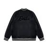 Chaqueta de Piloto Bordada de Exportación Personalizada de Fábrica Ropa Holgada para Pareja Chaqueta Casual para Mujer Uniforme de Béisbol Personalización para Hombre