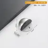 Acero Inoxidable Tortuga Superior Pinza de Puerta Ventosa Perforadora/Sin Perforación Goma Semicírculo Magnético Tope de Puerta Pinza de Puerta Espesado Tope de Puerta Golpe