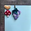 Tela de terciopelo Corazón Accesorios DIY Broche Pasador Adorno para el cabello Caricatura de terciopelo Fruta Fresa Accesorios para la ropa