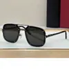Ct0194 Moda Europeia e Americana Transfronteiriça Retrô Quadrado Metal Óculos de Sol Masculinos de Negócios Óculos de Sol Femininos para Férias
