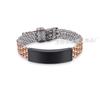 Moda Transfronteriza Joyería Ol Pulsera Grabada Pulsera DIY Regalo Pulsera de Acero Inoxidable Artículo Caliente Transfronterizo