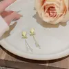 Pendientes de Aguja de Plata 925 con Borla de Globo de Personalidad de Moda Pendientes Elegantes para Eventos Sociales Estilo Coreano Frescos y Sencillos Pendientes para Chicas