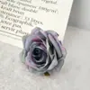 Ventas Directas de Fábrica Cabeza de Rosa Rizada Simulada Estilo Europeo Rosa Pequeño de Seda Esquina Rosa Suministros para Bodas Accesorios de Fotografía