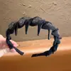 Diadema de Malla con Dientes Recubierta de Pedrería 2026 Modelo Nuevo Lujo Ligero Gama Alta Esponjosa Diadema de Punta Alta Pasador Accesorio para el Cabello