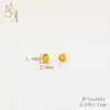 Contas Olho de Gato Banhadas a Ouro Cobre 24K Separadas por Contas Alta Retenção de Cor Acessórios para Joias DIY Acessórios com Contas Venda Direta da Fábrica Contas Contas Soltas