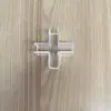 Clips de fijación de plástico de ranura cruzada de 8 mm 5 mm 6 mm 10 mm para vidrio acrílico y tablero KT, clips para acuario