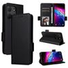 Para Funda de Teléfono Móvil TCL 503 T442M/T442A/T442J Funda de Cuero para Teléfono Móvil Tapa Flip Cubierta Completa Correa de Mano Estuche para Tarjetas de Dinero