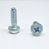 Tornillo de Motor M6 * 21 guardabarros de coche Parachoques de guardabarros brida cruzada hexagonal tornillo autorroscante