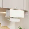 Soporte para Toallas de Papel de Cocina, Soporte de Papel Montado en la Pared sin Perforaciones, Estante para Papel Higiénico para Puerta de Gabinete, Caja de Papel Almacenamiento Boca Abajo