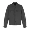 Jaqueta workwear retrô americana desgastada com lapela para homens e mulheres, dois bolsos, corte solto, casual, versátil, jaqueta de casal, moderna