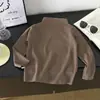 Ropa interior térmica para niños de cuello alto, estilo nuevo Otoño Invierno, camiseta de manga larga para bebé, ropa interior para niños, top cálido para niñas, ropa para niños