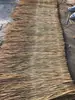 Decoraciones de techo estilo casa de campo con paja, cortinas de paja aisladas y resistentes a las heladas, fardos de paja y paja seca