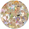 [Original] 50 Pegatinas Nuevas de Capibara para Decoración DIY de Cuadernos, Teléfonos Móviles, Maletas y Diarios, Calcomanías Impermeables