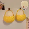Caja de almacenamiento de pared linda y creativa Luna de Otoño Pera para baño del hogar, no requiere taladro, para organizar artículos diversos