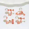 Convertidor de Pendiente de Perla para Clip sin Agujeros en las Orejas Clip para Oreja Stud a Clip Artefacto Invisible Indoloro Clip en Espiral para Oreja