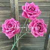 3 Rosas de Diamante Sem Folhas Decoração de Flores de Casamento Flor Artificial Cachoeira Mar de Flores Popular Arranjo de Flores de Parede de Rosa