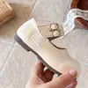 Zapatos de Princesa para Niña Modelo 2026 Primavera y Otoño, Zapatos para Todas las Estaciones, Zapatos de Ballet para Niña, Zapatos Pequeños de Piel para Niños, Elegantes Zapatos para Bebé Niña