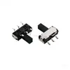 Interruptor basculante MSKT-22D14AH de 6 pies, 2 velocidades, montaje horizontal, 2*2, mango grueso blanco y negro, sin columna, juguete deslizante