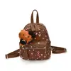 Mochila Estilo Universitario Estampado de Leopardo para Mujer 2026 Nueva Mochila Casual de Gran Capacidad Estilo Coreano para la Escuela Viaje Mochila de Moda