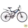Amortecedores Dianteiros e Traseiros Bicicleta de Montanha com Assento Traseiro Que Pode Transportar Pessoas, Bicicleta de Montanha 26 polegadas 24 polegadas com Velocidade Variável para Homens e Mulheres