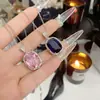 Versa Heavy Industries Gaoding Colgante de Polvo de Gran Quilate Papalacha Chapado en Oro de 18 Quilates Color Diamante Micro Destello Colgante