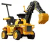 Carrinho de Brinquedo Escavadeira Elétrica Deslizante Infantil para Meninos, Escavadeira Grande para Montar Veículo de Construção