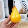 Modelo de Fruta Falsa Simulada Plástico Mango Manzana Pera Piña Limón Plátano Adornos de Brocheta Decoración para Gabinete de Cocina del Hogar Accesorios