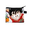 Cartera de Dragon Ball Transfronteriza para Niños, Bolsa de Almacenamiento Corta de Gran Capacidad, Mini Bolso Cuadrado para Estudiantes, Diseño de Dibujos Animados