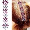 Pegatinas de Diamantes para la Frente Transfronterizas, Pegatinas Europeas y Americanas para el Cabello, Pegatinas de Diamantes de Maquillaje y Peluquería Ins de Moda para Festivales de Música, Pegatinas para Cejas, Pegatinas Faciales