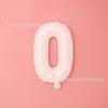 Balão de aniversário de 16 polegadas, tamanho pequeno, branco puro, pequeno, número, crianças, meninos e meninas, layout, festa, foto, decoração, atacado