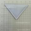 Logotipo triangular directo de fábrica, impresión de cuero PU con burbujas, para zapatos, ropa, equipaje, logotipo decorativo.