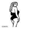 Pegatinas de Tatuaje Minimalistas Personalizadas en Blanco y Negro, Pegatinas de Tatuaje Temporales, Pegatinas de Tatuaje Impermeables de Estilo Fresco en Stock para Halloween