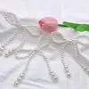 Ramo de Lazo de Perlas, Cadena de Perlas, Empaque para Flores, Materiales de Decoración con Perlas, Arte Floral, Suministros para Floristería, Repostería