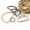 Accesorios de ropa, cinturón de equipaje de metal, accesorios de hardware para sombreros, botón tipo D, botón semicircular, botón de anillo en D, botón DIY