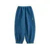 Calça Jogger Masculina Wulibu 2026 Primavera e Outono Nova Casual à Prova de Vento Infantil Solta Durável Versátil Moletom Tendência