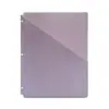 Núcleo de Recambio para Cuaderno de Hojas Sueltas PP Brillante Morado Oscuro Bolsillo para Insertar Divisor de Clasificación de Información Núcleo de Recambio para Cuaderno de Hojas Sueltas A4